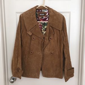 XOXO GENUINE SUEDE SHORT JACKET